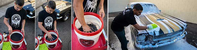 How To: 2 Bucket Car Wash Method With Cyclone Dirt Trap - Chemical Guys Car  Care 