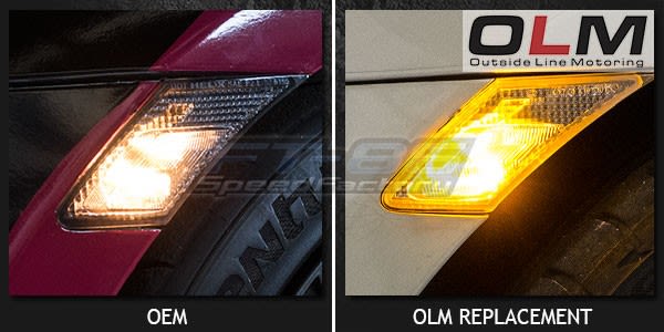 OLM A-Series LED T10 Amber Bulb