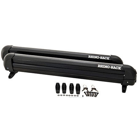 Rhino-Rack Ski / Snowboard Holders - Universal-Ski and Snowboard Carrier -  6 Skis or 4 Snowboards - 576