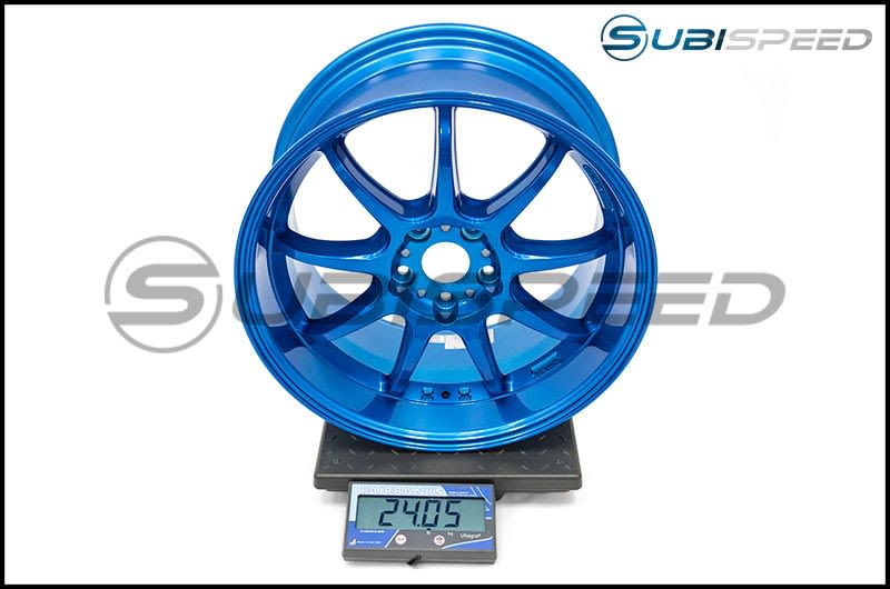 Work Emotion D9R 18x9.5 +38mm Candy Apple Blue Subi Scale