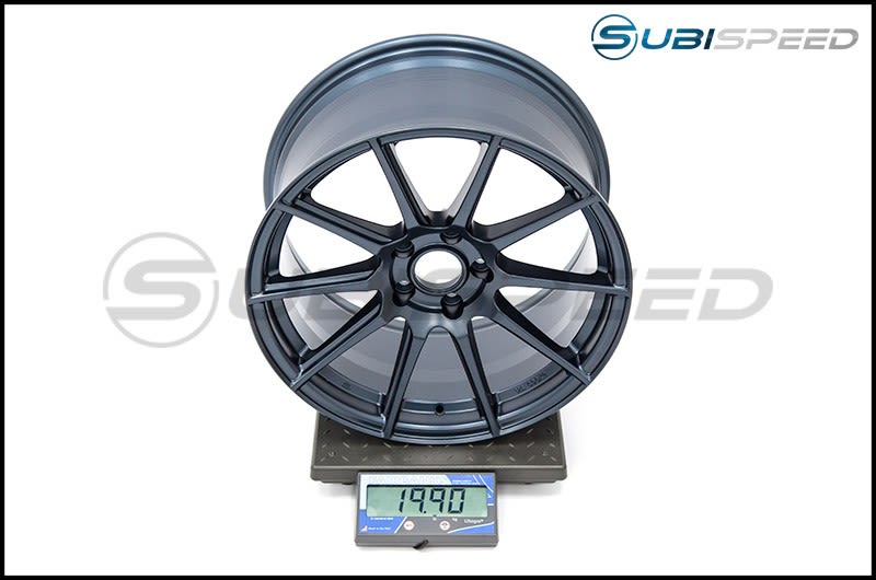 Enkei TS10 18x9.5 35mm Offset 72.6mm Bore Frozen Blue Wheel Subi Scale