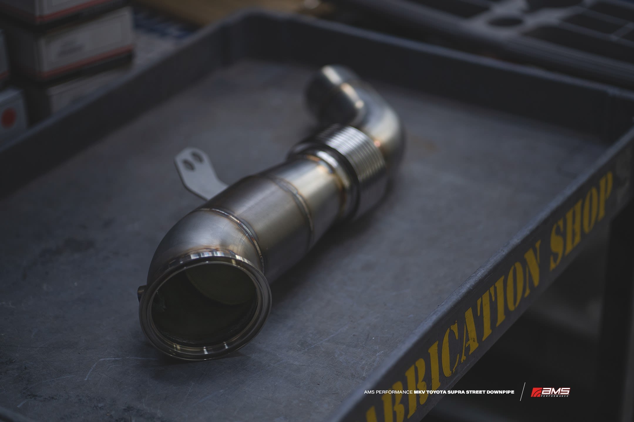 AMS Street Downpipe w/ EPA-Verified Ultra High Flow GESI Catalytic Converter