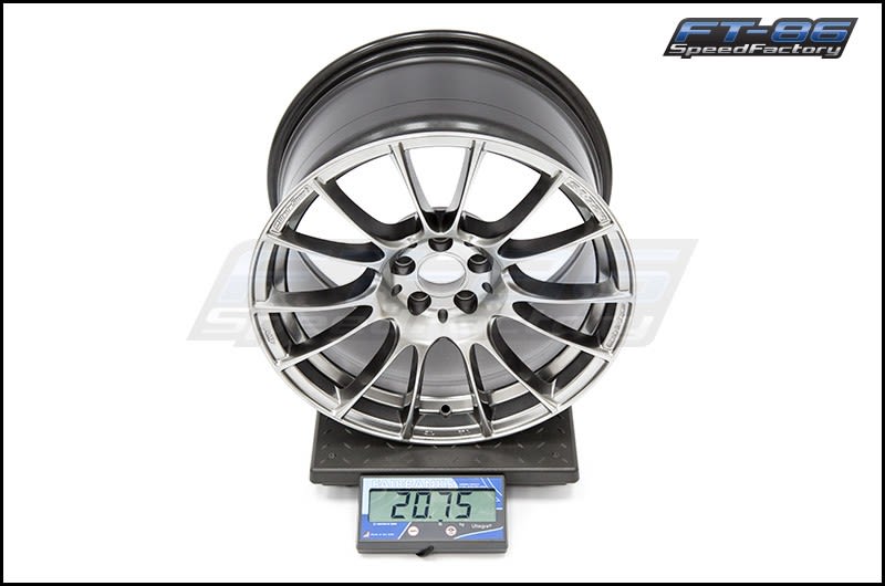 WedsSport SA-72R Circuit Silver 17x9.5 +38 FT Scale