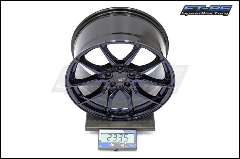 Option Lab Wheels R716 18x9.5 35mm Midnight Blue 16 FT Scale