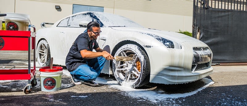 Chemical Guys Ferret Wheel, Rim & Engine Brush