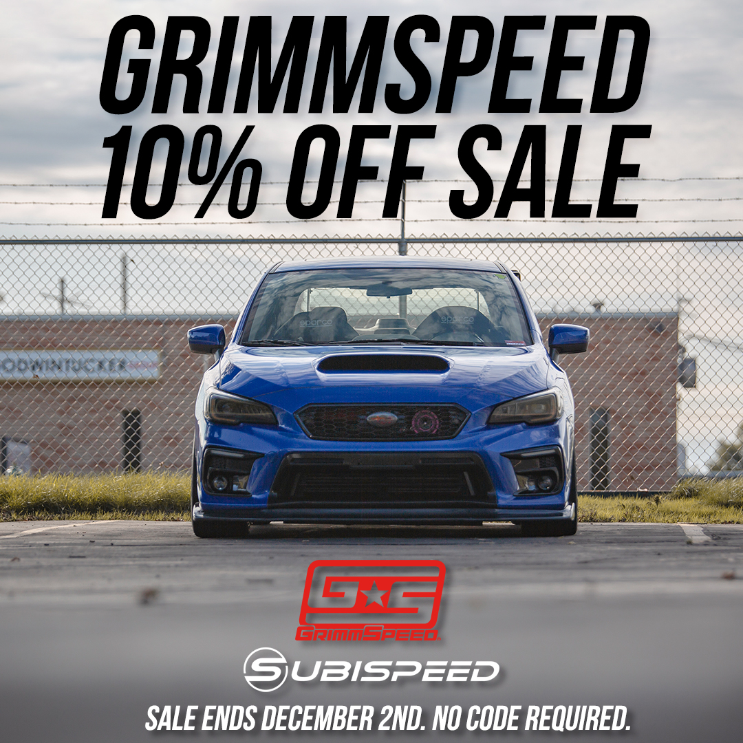 Grimmspeed parts 10% off!
