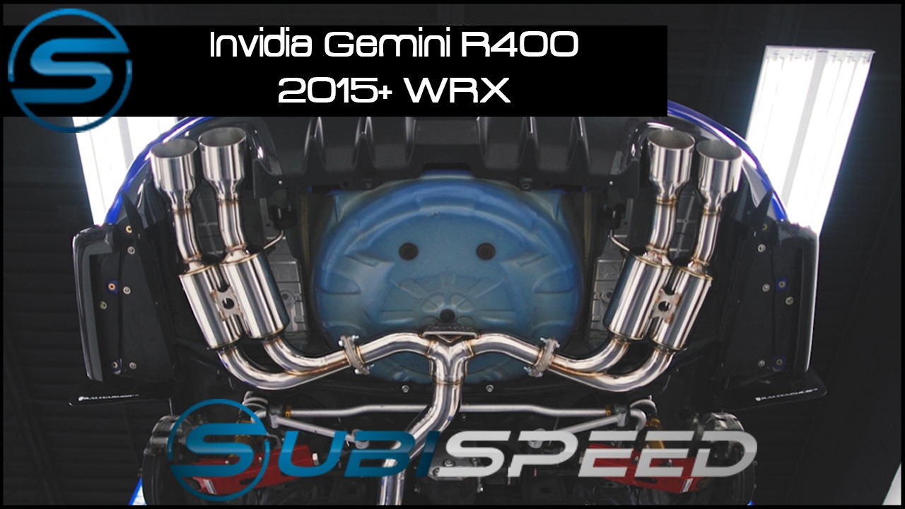 Invidia Gemini R400 Subaru WRX and STI