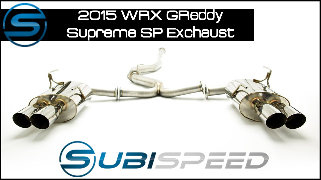 Greddy Supreme SP Cat Back Exhaust System
