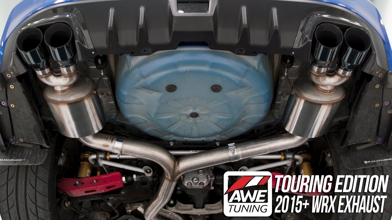 MBRP Race Quad Tip Exhaust - 2015+ STI