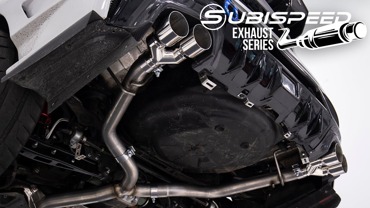 MBRP Race Quad Tip Exhaust - 2015+ STI