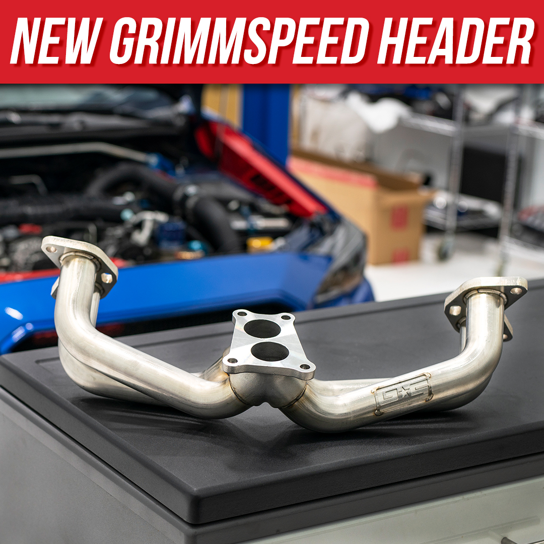new Grimmspeed header for 2015-2021 Subaru WRX and STI