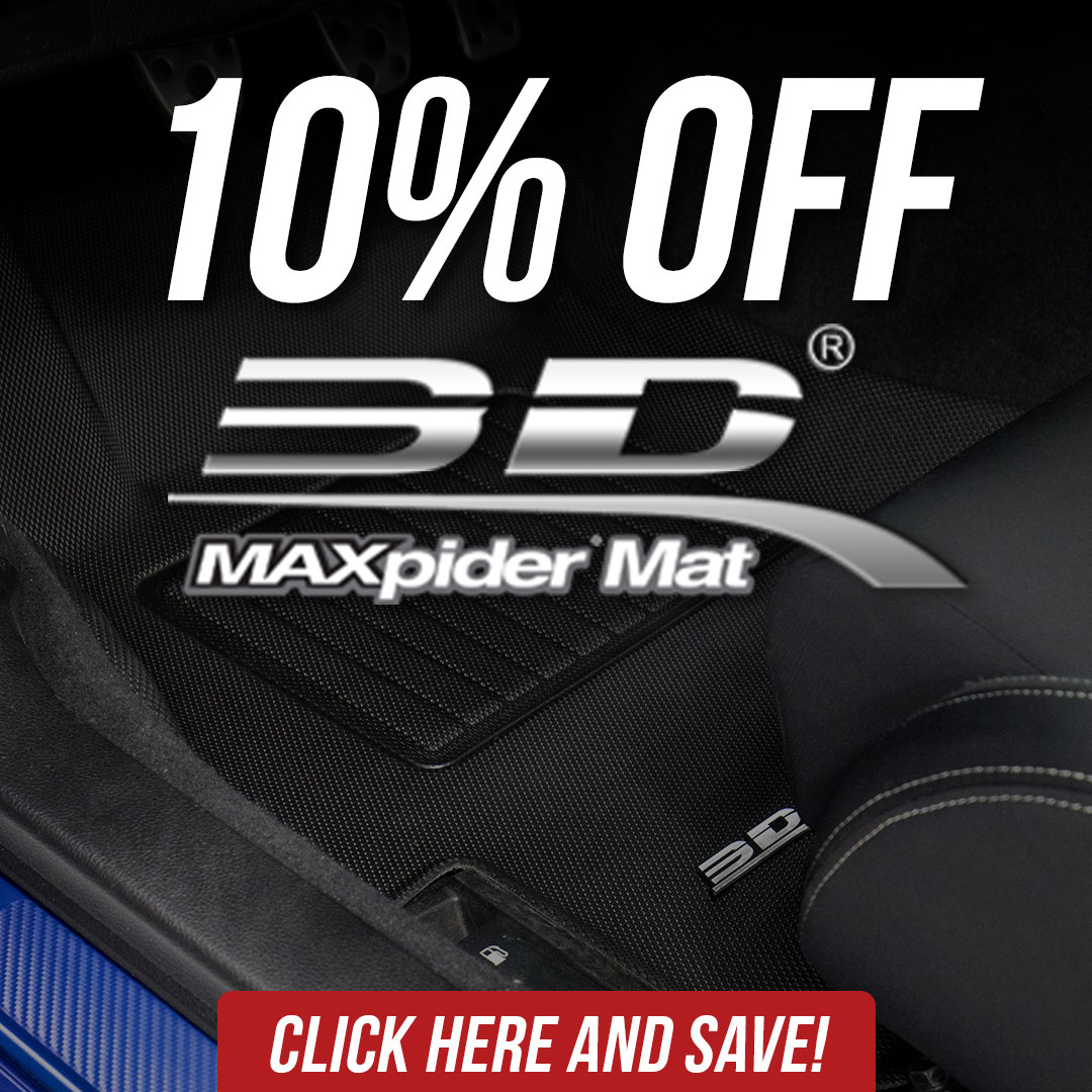 Save 10% off 3D Maxpider aftermarket parts and accessories until September 7th!
