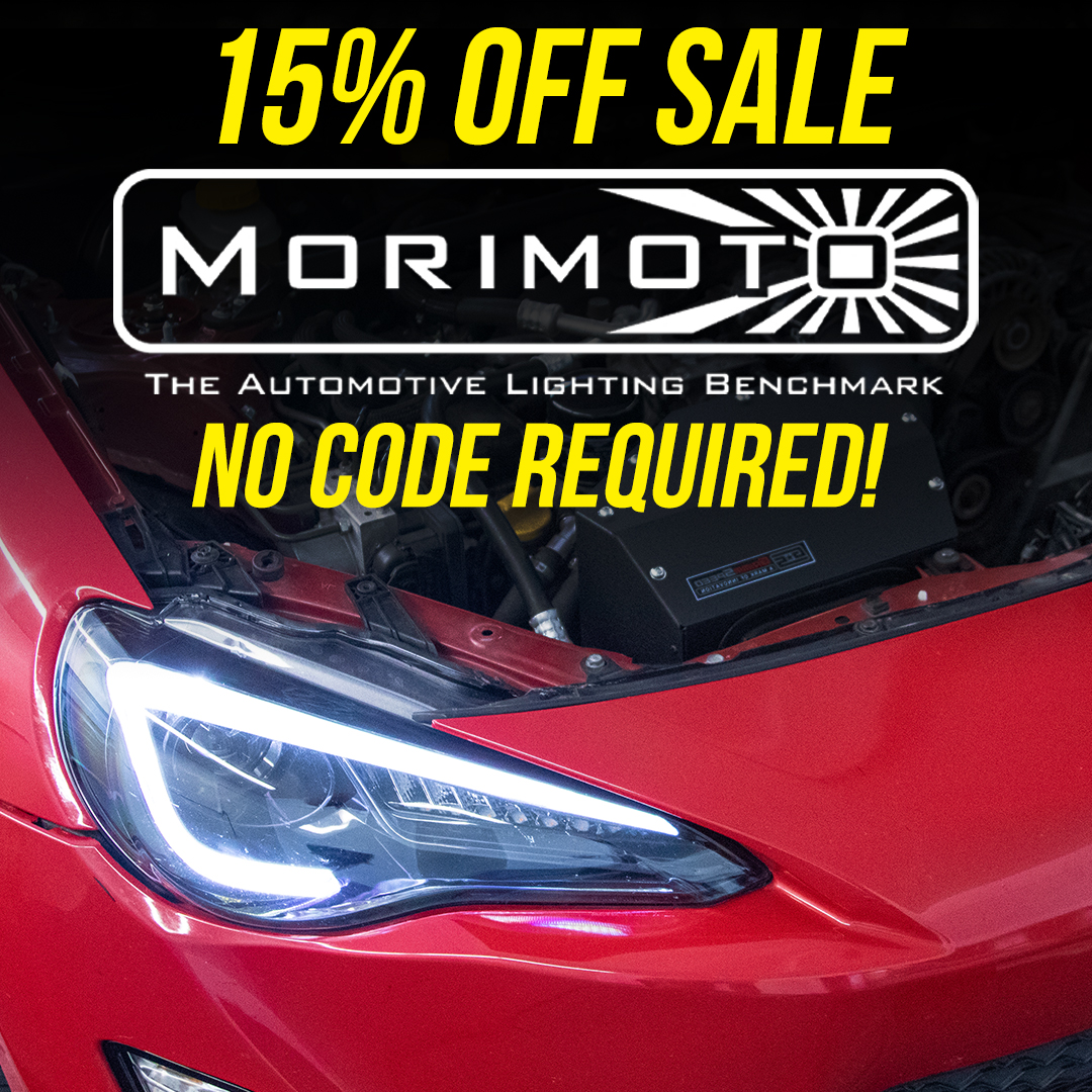 Save 10% off Morimoto aftermarket parts and accessories until September 7th!