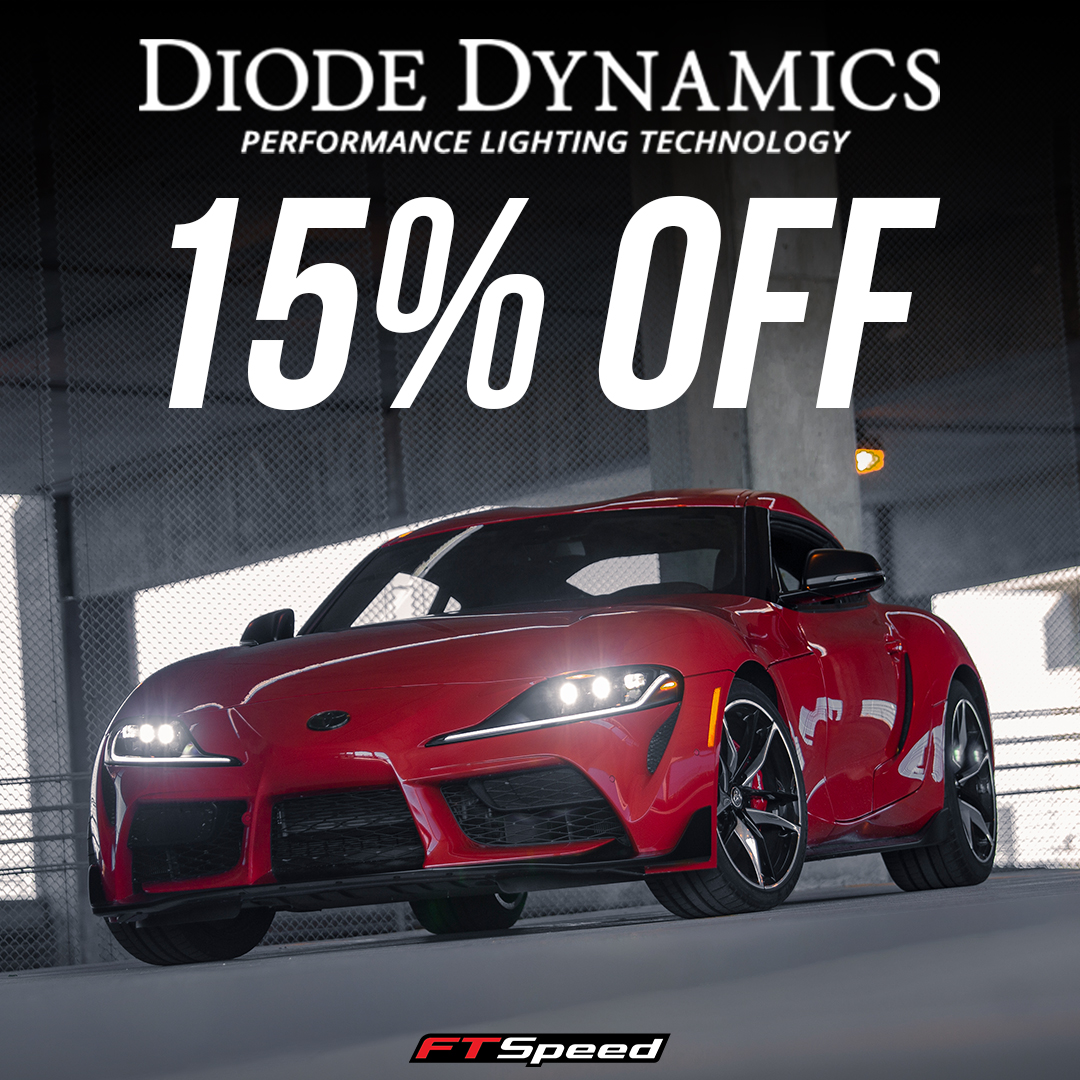 Save 15% off Diode Dyanmics aftermarket parts and accessories until September 7th!