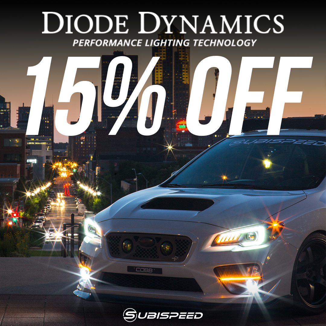 Save 15% off Diode Dyanmics aftermarket parts and accessories until September 7th!