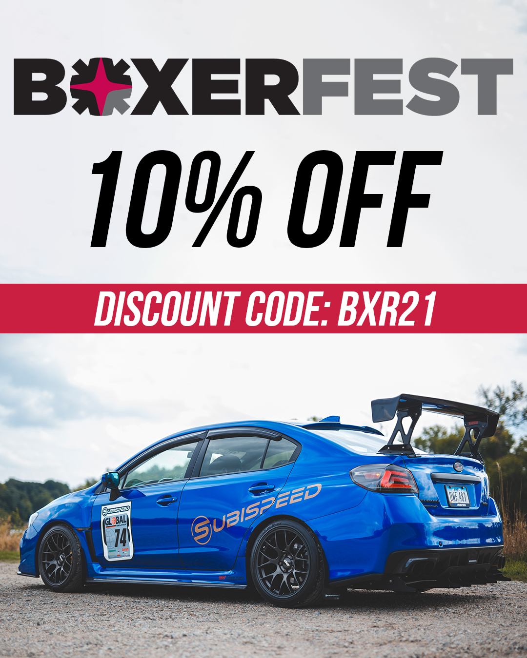 use code BXR21