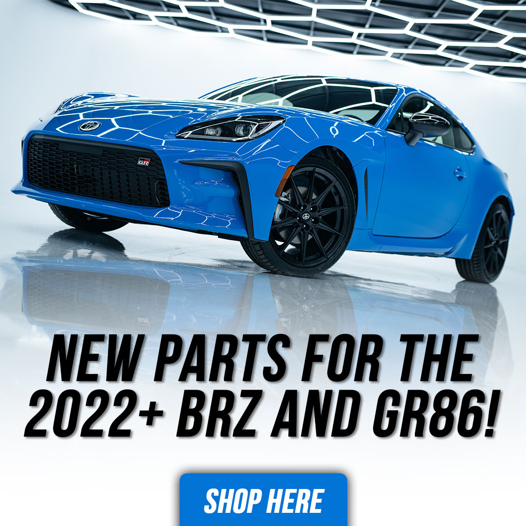 newly imported 2022 Subaru BRZ JDM parts imported by Subispeed
