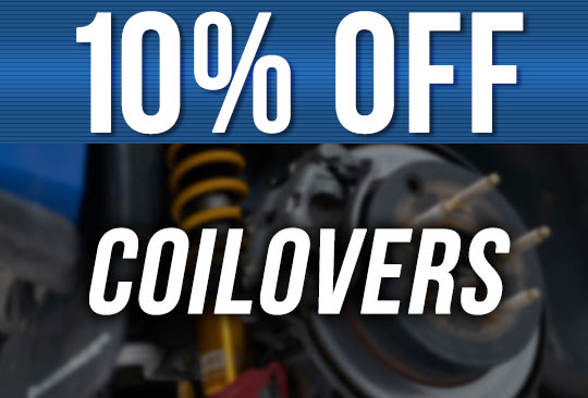 Save 10% off Coilovers