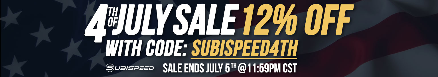 Save big on Subispeed's annual 4th of july Day Sale!