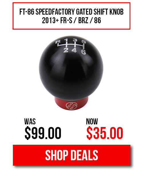 FT-86 SPEEDFACTORY GATED SHIFT KNOB