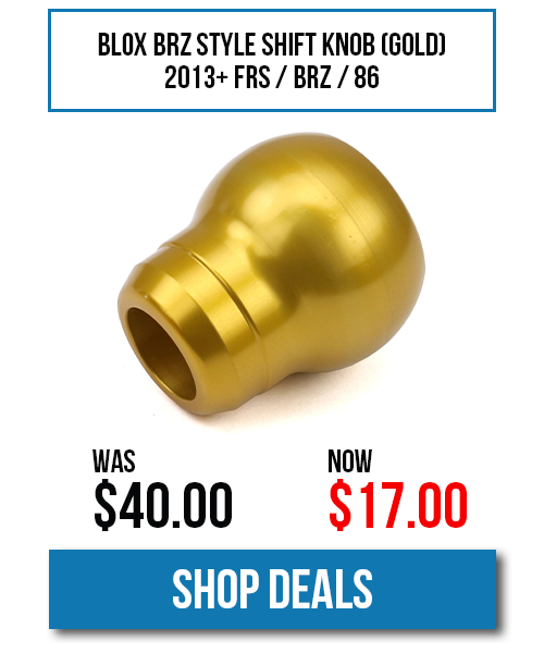 BLOX BRZ STYLE SHIFT KNOB (GOLD)