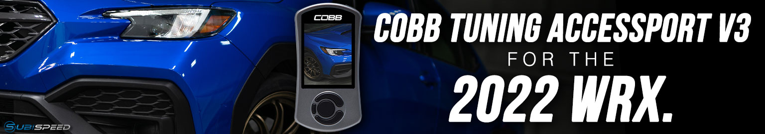 Cobb Tuning Accessport V3 for the 2022 Subaru WRX