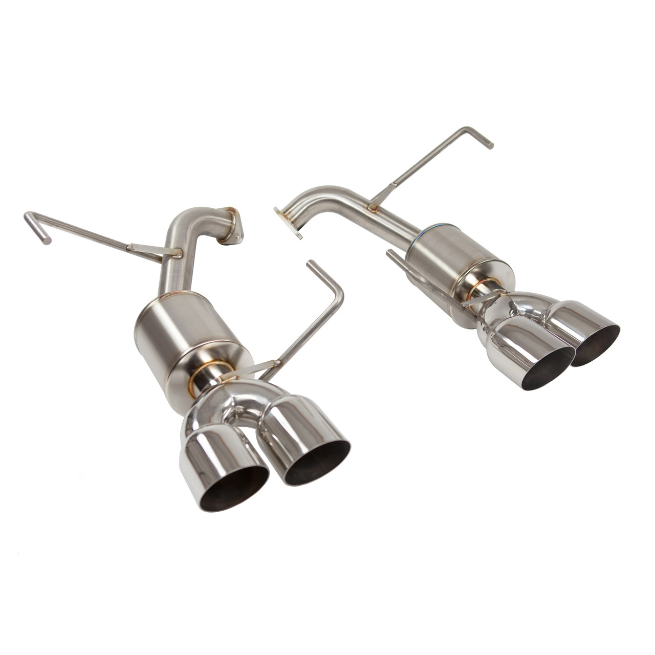 Nameless Performance Catback Exhaust with 5 inch mufflers and 3.5 inch single wall exhaust tips