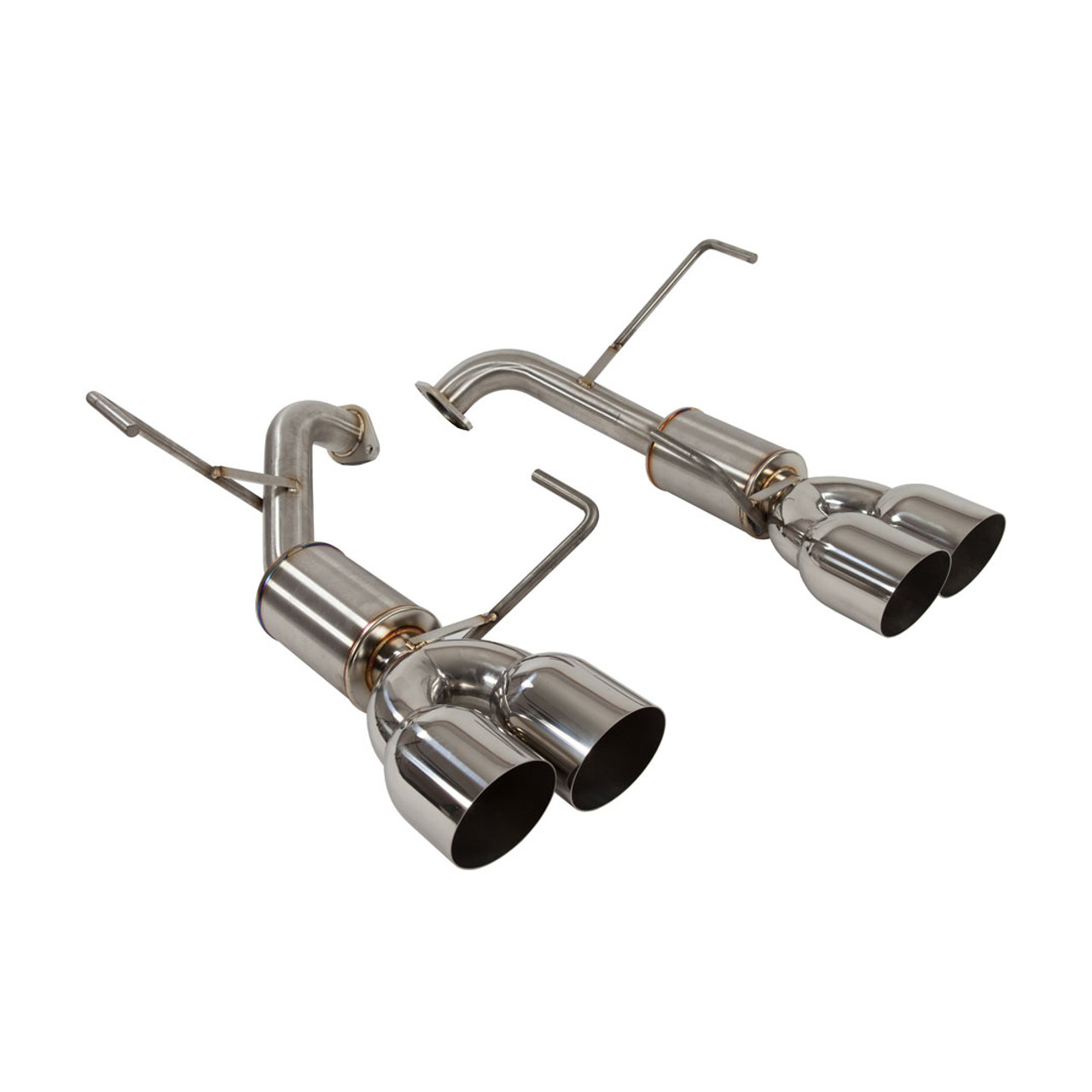 Nameless Performance Catback Exhaust with 5 inch muffler and 4 inch single wall exhaust tips