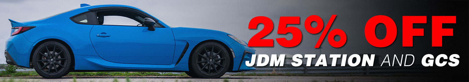 Blowout on JDM Station and GCS aftermarket parts mods & accessories are 25% off until supplies last