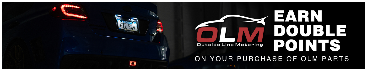 for a limited time earn double points when shoppnig olm parts for your Subaru WRX STI!